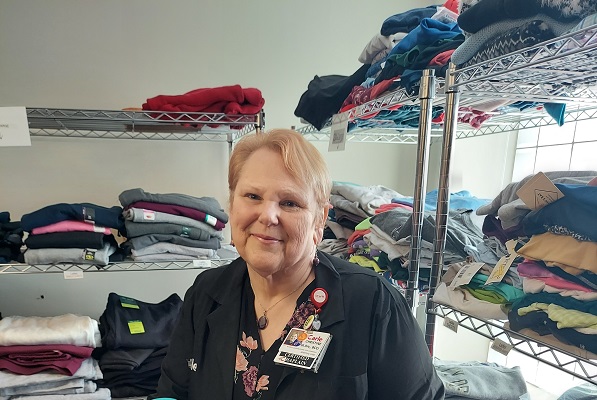 Compassion Closet, Cupboard, offer clothing, food, to discharged patients in need